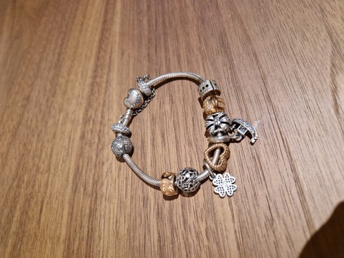 Bracciale pandora con charms - bracciale,