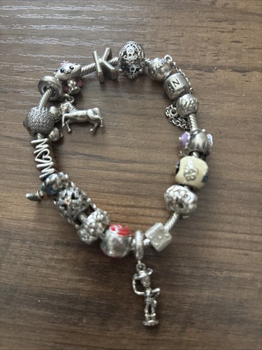 Bracciale pandora con - con, charms