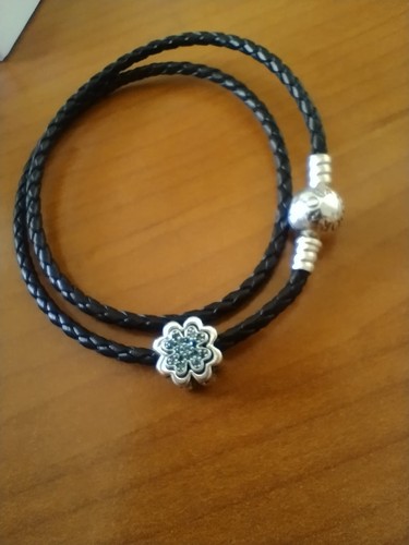 Bracciale pandora pelle con - bracciale,