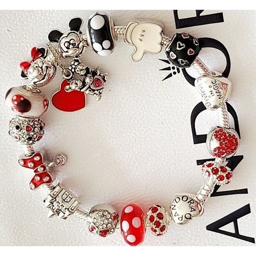 Bracciale pandora charm mickey - bracciale,