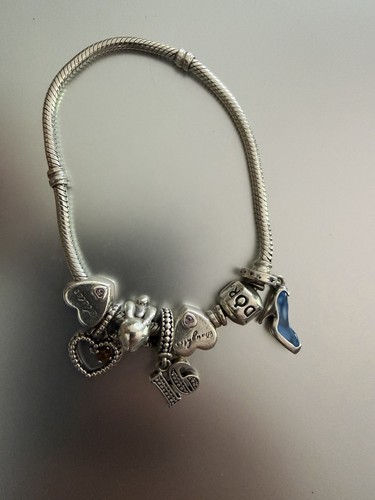 Bracciale pandora con charms - bracciale,