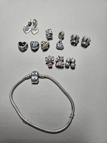 Bracciale pandora con charm - bracciale,