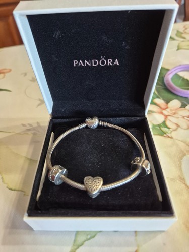 Bracciale pandora con charms - bracciale,